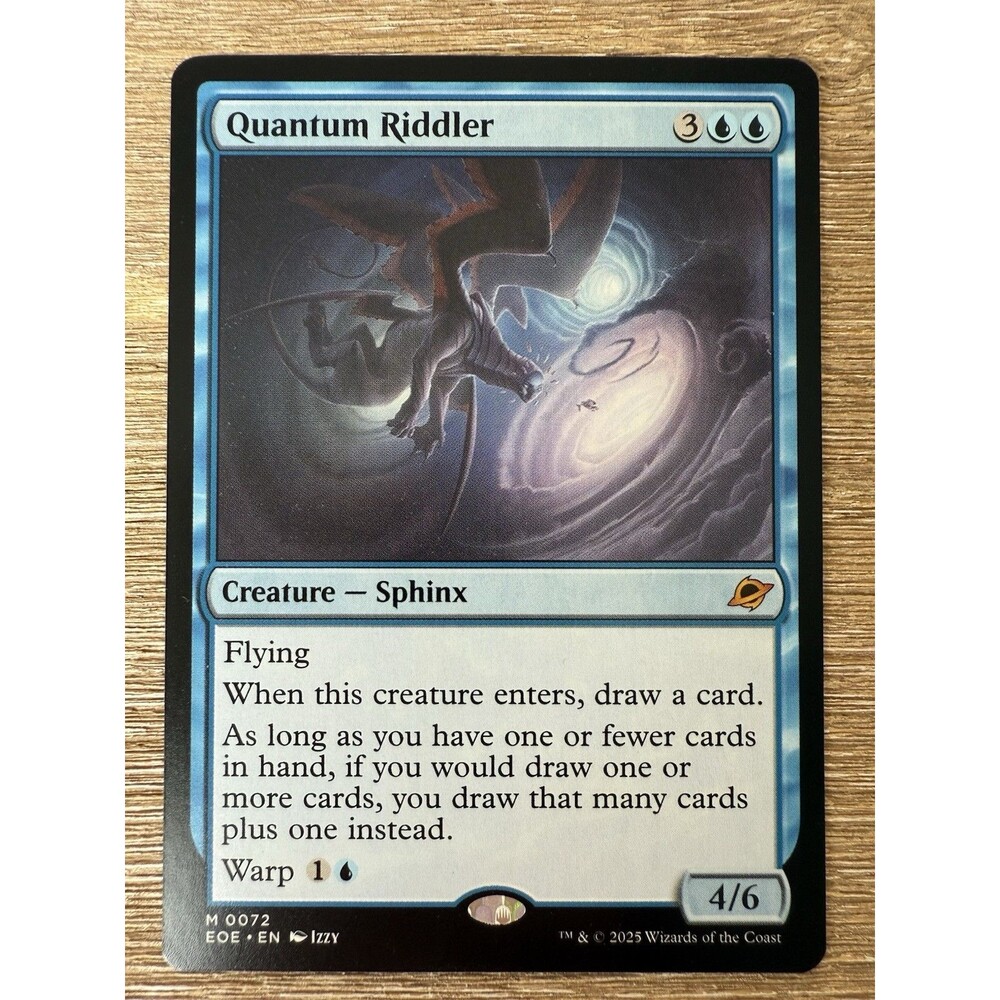 Quantum Riddler Edge of Eternities Regular Version Mtg Magic The Gathering RARE